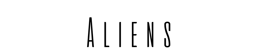 Aliens & Cows Extra Light Font Download Free
